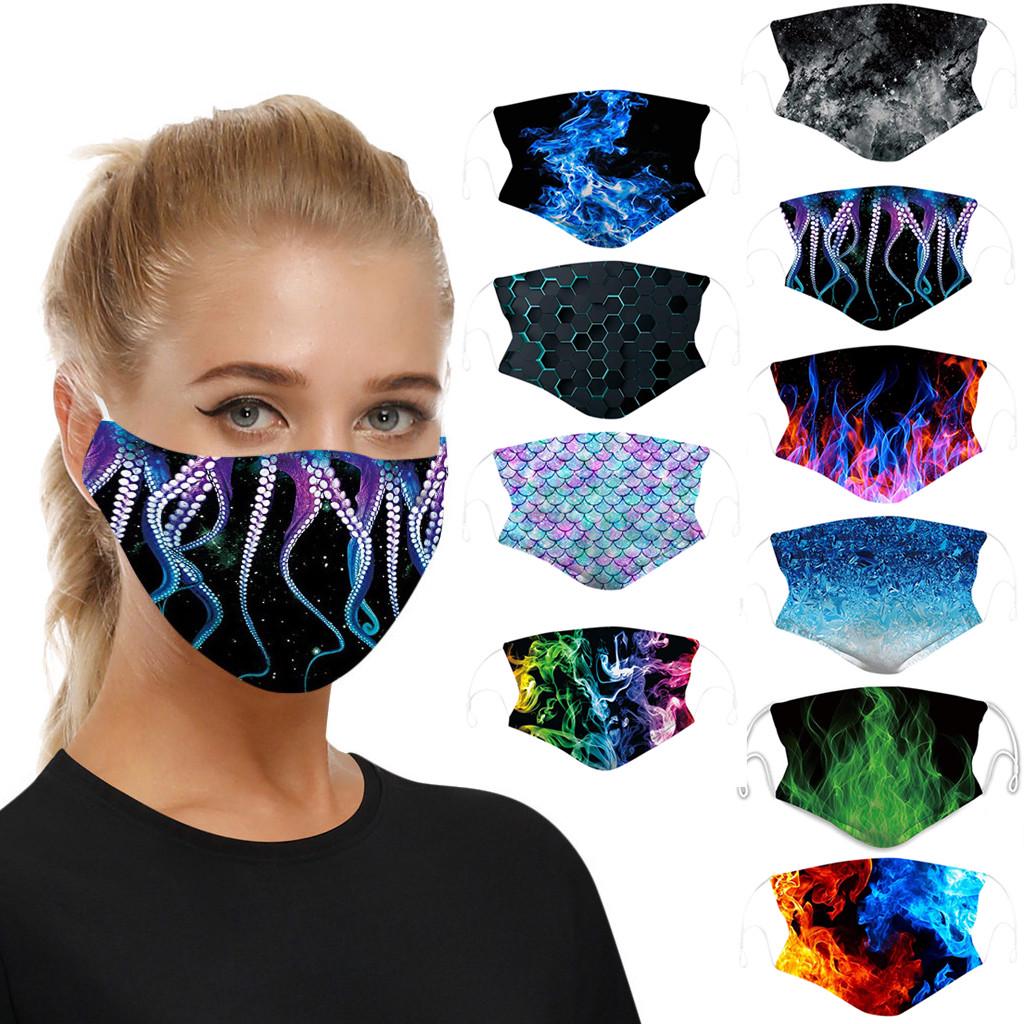 10pc Mouth  for    Face Mask Washable Earloop Mask