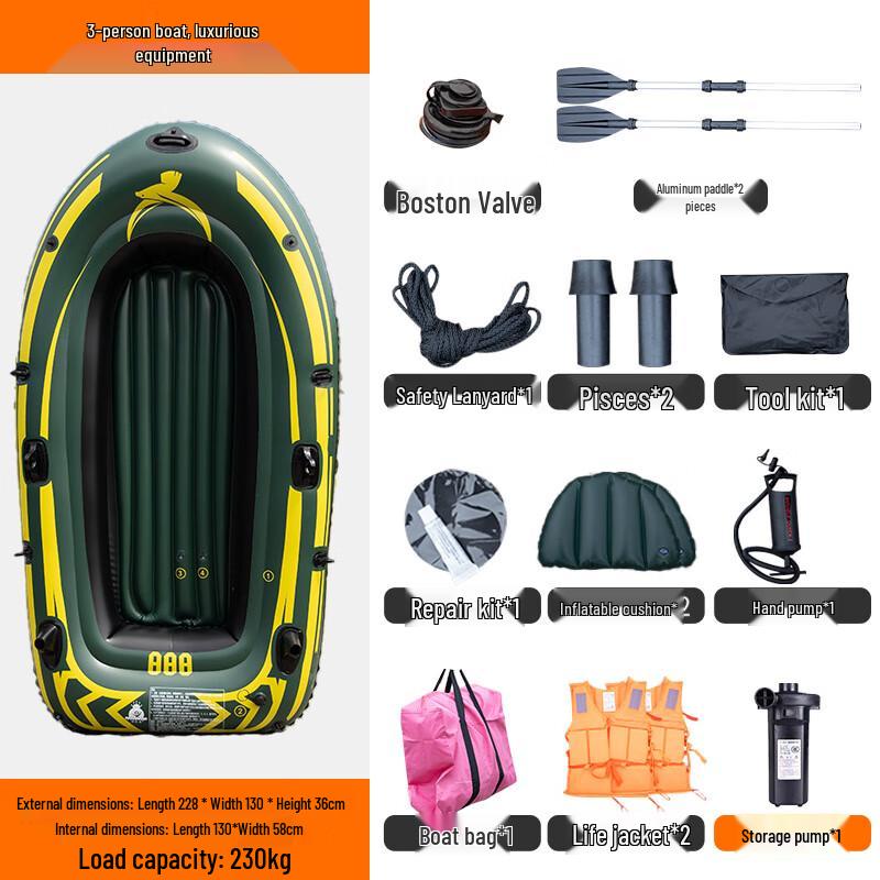 Gemini Waters 3-Person Inflatable Dinghy