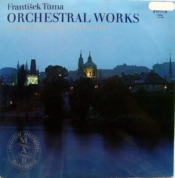 

LP Record FRANTISEK TUMA, PRAGUE CHAMBER ORCH - Orchestral Works 1101444 Supraphon 1976 Czechoslov Classical Used