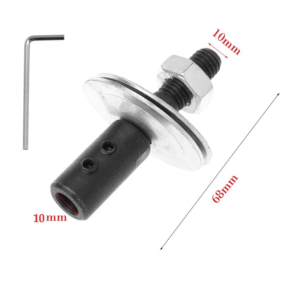 1 Set Spindeladapter Links/ Rechts Ersatz für Schleif- Polierwellenmotor Tischschleifer Elektrowerkzeugteile