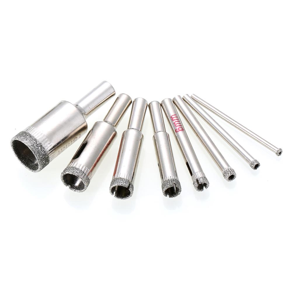 Cheap pdtoweb 10pcs/set 3-50mm Diamond Tool Drill Bit Hole Saw Glass ...