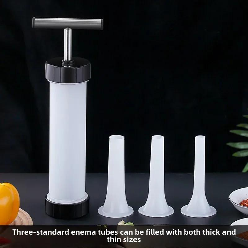 Home Use Manual Enema Device for Making Sausages and Salami