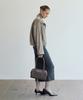 VERDEMAR Volume Suede Button Blouson_Grey