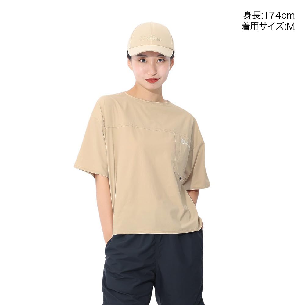Jack Wolfskin Short Sleeve Tech and Can Be Paired with Other JP UR ACTIVE SETUP T Everyday Wear Women's T-Shirt (TEXASHIELD CORE Water-repellent,