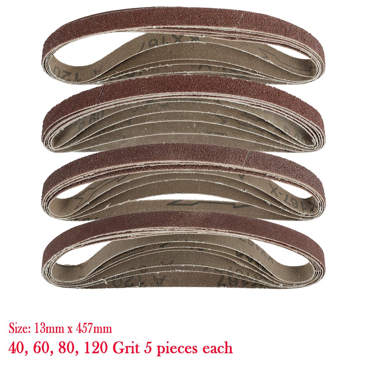 

45 шт. 1/2×18 дюймов набор шлифовальных лент зернистостью 80-5000 абразивная лента для ленточной шлифовальной машины абразивный инструмент для металла дерева стекловолокна резины