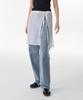 Musinsa Standard Woman Women'S Sheer Crinkle Layered Wrap Skirt_Short [White]