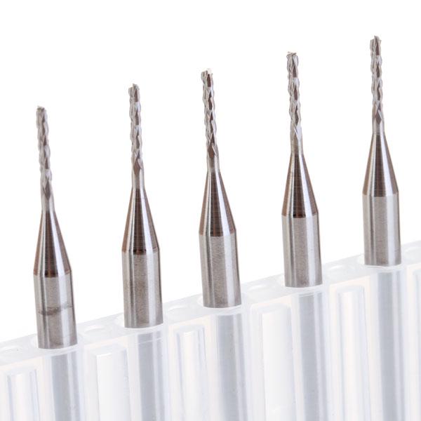 10pcs Carbide End Mill Endmill For CNC Rotary Burrs 1.0mm