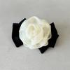 chiffon rose ribbon hair pin (IVORY)