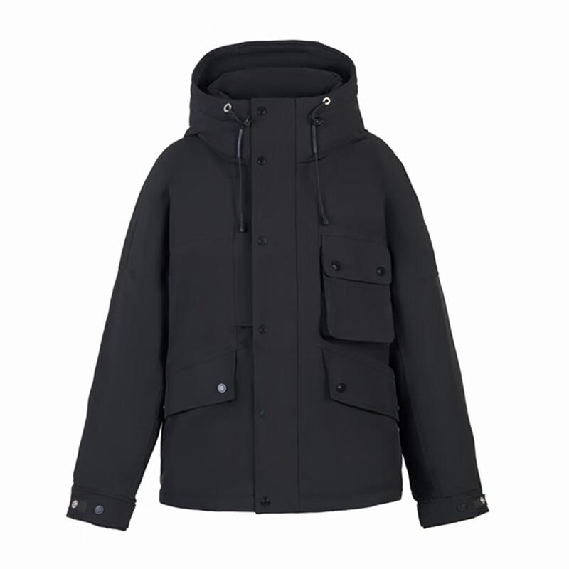 YAYA Unisex Outdoor Winter Hooded Duck Down Jacket