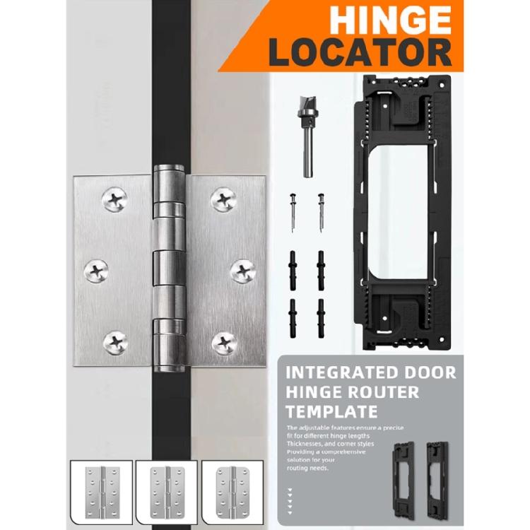 Door Hinges Jig Door Hinge Routing Jig Door Hinge Mortiser Kits Template for 2-1/2inch-6inch Length 1-3/8 to 2-1/2