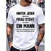 Men'S Funny German Text T-Shirt - Bold Geometric Print with Humorous Saying, White & Black Graphic Tee, Loose Fit Casual Streetwear, for all-Season