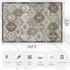 Vintage Living Room Carpet Resistant To Dirt Dust Entrance Door Mat Home Room Decoration Carpet