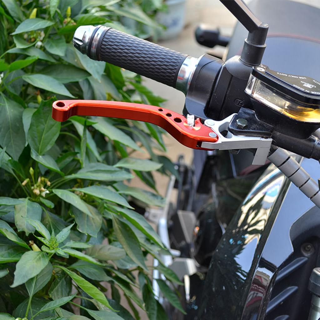 Left Right Clutch Brake Handle Levers Perch for Motorbike Scooters 1 Pair Handlebar Clutch Lever for Most Model