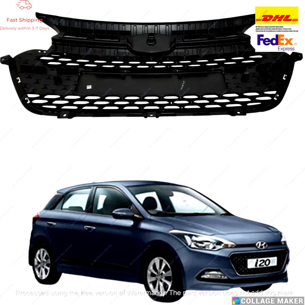 86569C7000 Front Grill W/O Chrome Fit For Hyundai I20 2015-2018 Model Oem Genuin