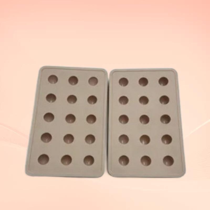 

15-Hole Food Grade Silicone Mold for Homemade Baking, Molten Filling, Chocolate, Ice Cubes. светло-розовый