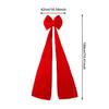 Christmas Tree Topper Decorative Bow Tie for Christmas Holiday Decoration Ribbon Hanging Bows Indoor Outdoor Festive Atmosphere Gift