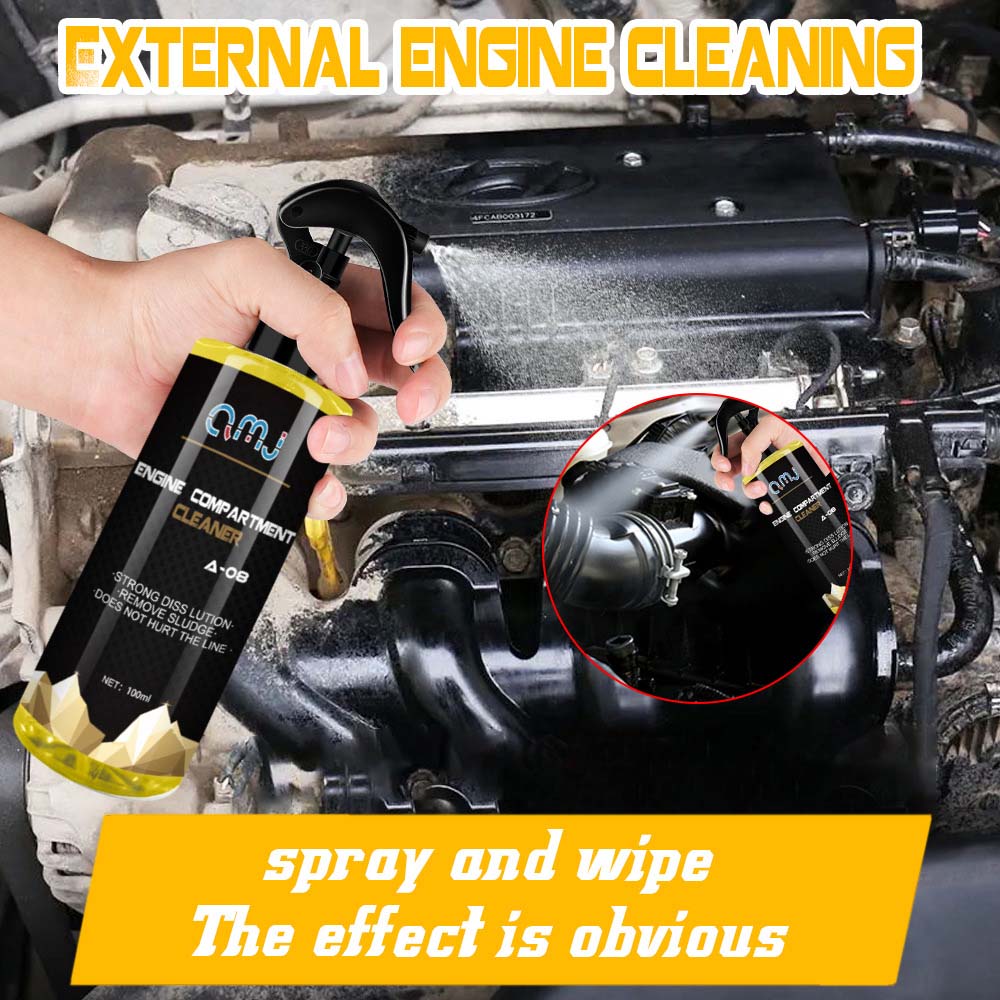 30/100ml Car Engine Bay Cleaner Automotive Powerful Decontamination Cleaning Degreaser Car Care Oil Grease Heavy Duty Remover