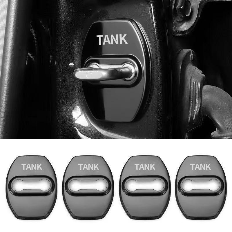 Stainless Steel Car Door Lock Protection & Decoration for Models 300, 400, 500, 700