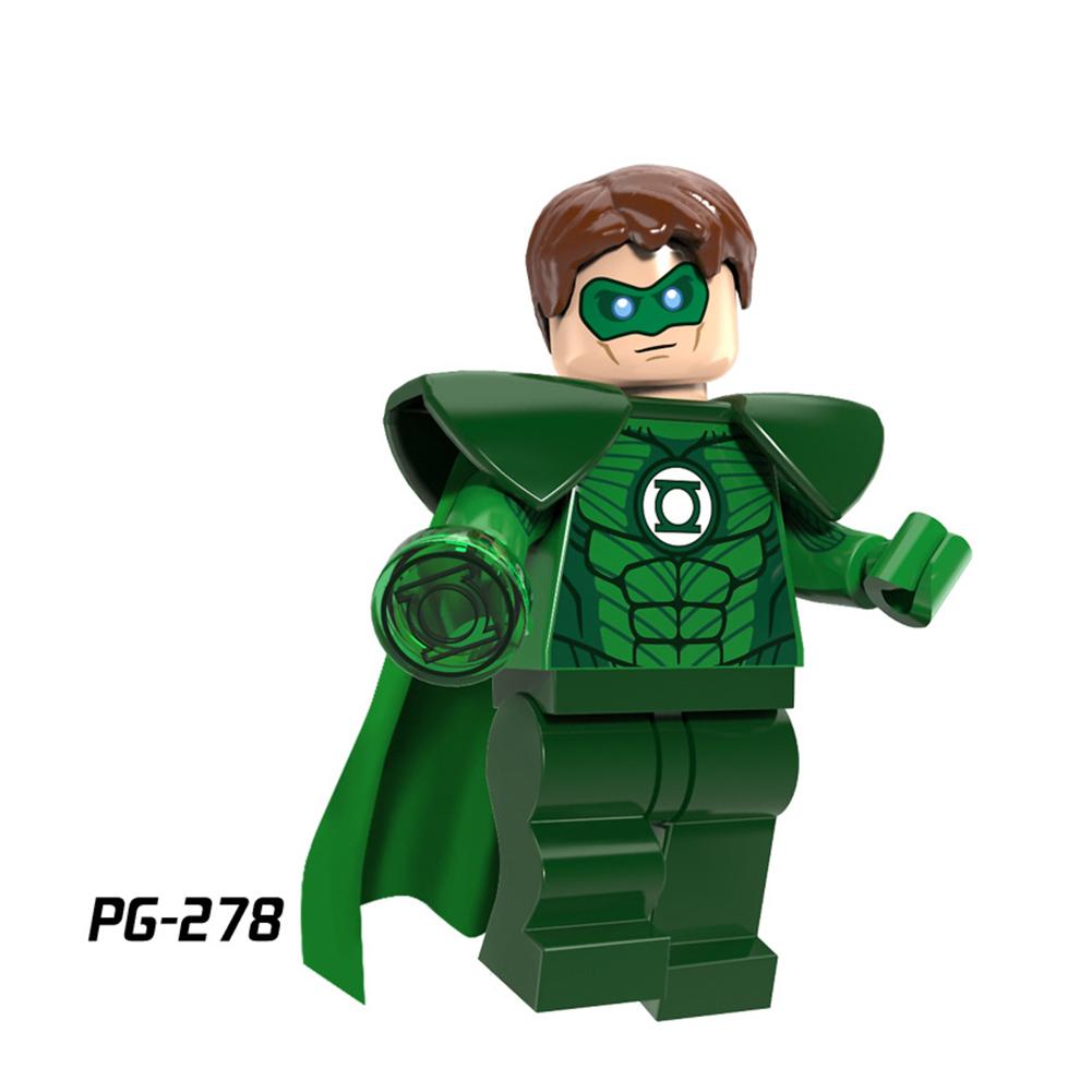 Minifigures Building Blocks Toy Super Hero Series Green Lantern Captain Cold Assembly Educational Toys