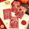Premium Red Envelopes for Wedding Door Blocking: Mini Size for Bride Fetching, Door Stuffing with Double Happiness Character, Li Shi Feng Design.