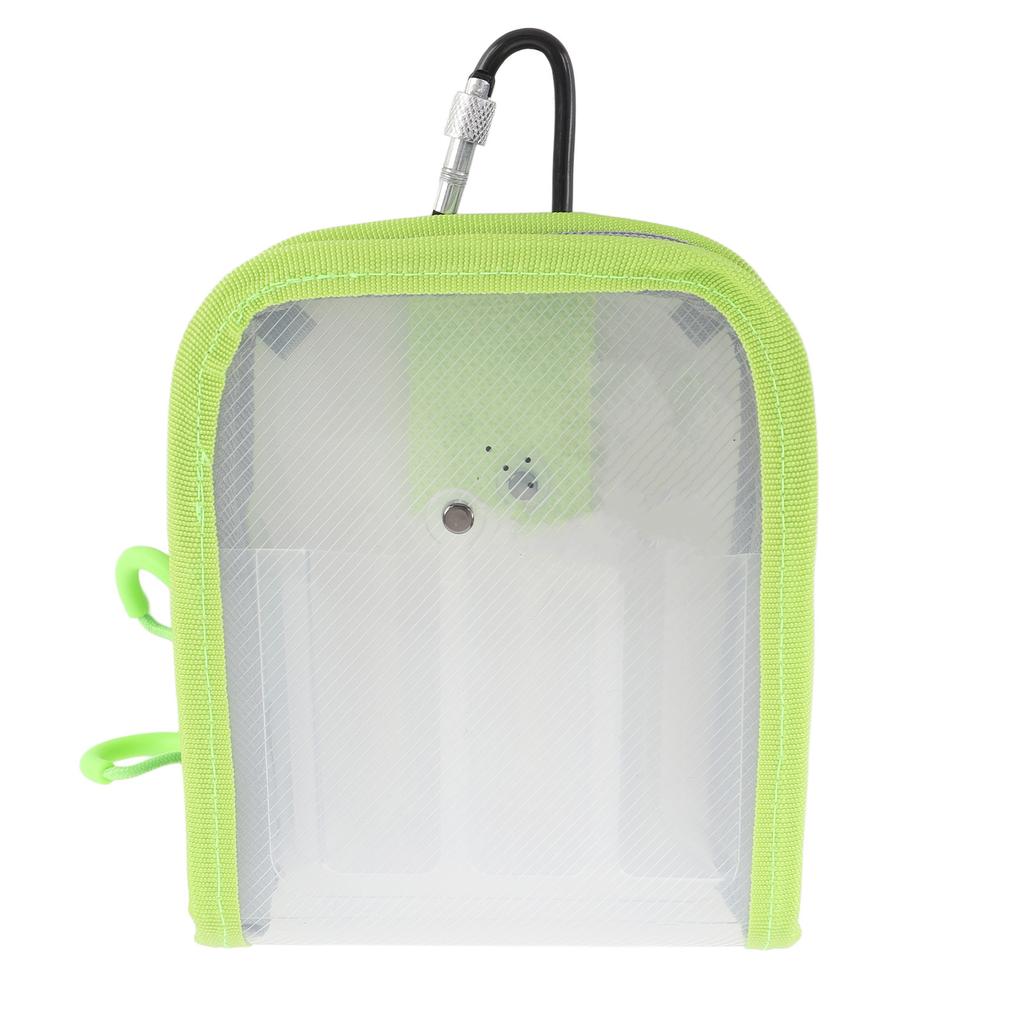 Fishing Tackle Storage Tray PC Nylon 6 Compartments Water Resistant Fishing Lure Box Hanging Buckle Dual  for Jewelry