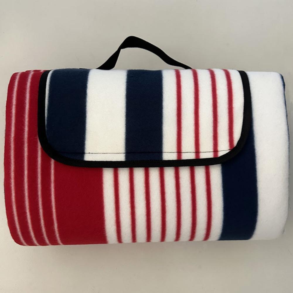 Sammet Tjock Fuktsäker Matta Bärbar Praktisk Matta Mode Ny Utomhus Camping Filt