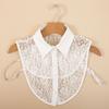 Elegant Detachable Lace Collar Spread Lapel Design Decorative Accessory for Dresses and Blouses
