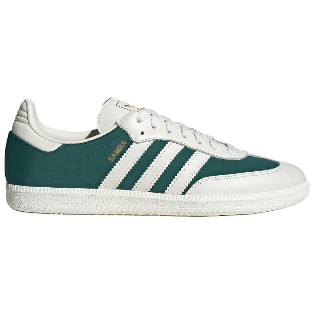adidas Samba OG Bianco Sporco Verde Collegiate Scarpe da Ginnastica da Uomo JI3205