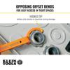 Tools 50900R Conduit Lockout Wrench Set, Tighten and Loosen Locknuts In Tight Spaces and Offset Bends