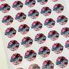 100PCS 3cm 4cm 5cm 6cm 7cm Your logo stickers, custom printed, ideal for small businesses, comes with 100 stickers