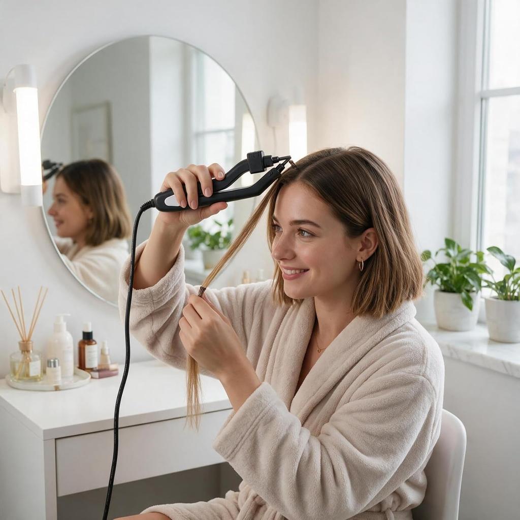 Hair Extensions Iron Fusion Heating Tip Hair Extension Iron Mini Fusion Extensions Heat Tool Adjustable Temperature Connector Wand for Salon DIY