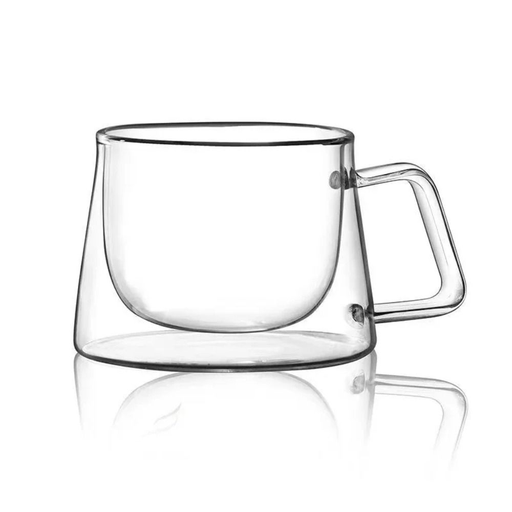 Transparent Coffee Mug 200ml Espresso Cup Drinkware Double Wall Glass  Cocktail Vodka