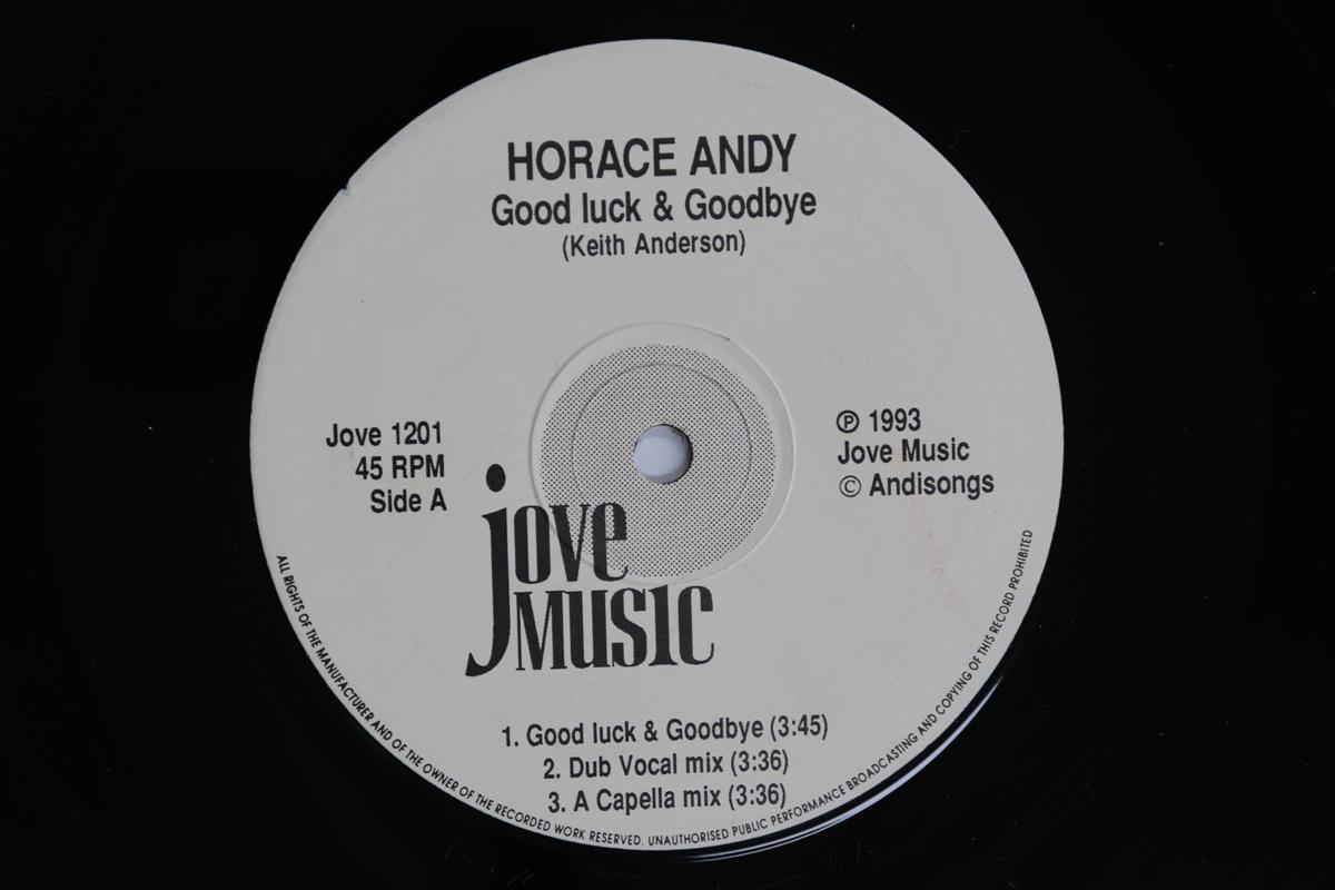 

12inch Record HORACE ANDY TREVOR HARTLEY BOB Good Luck Goodbye The Way I Fee JOVE1201 JOVE MUSIC 1993 UK Reggae Ska Dub Used