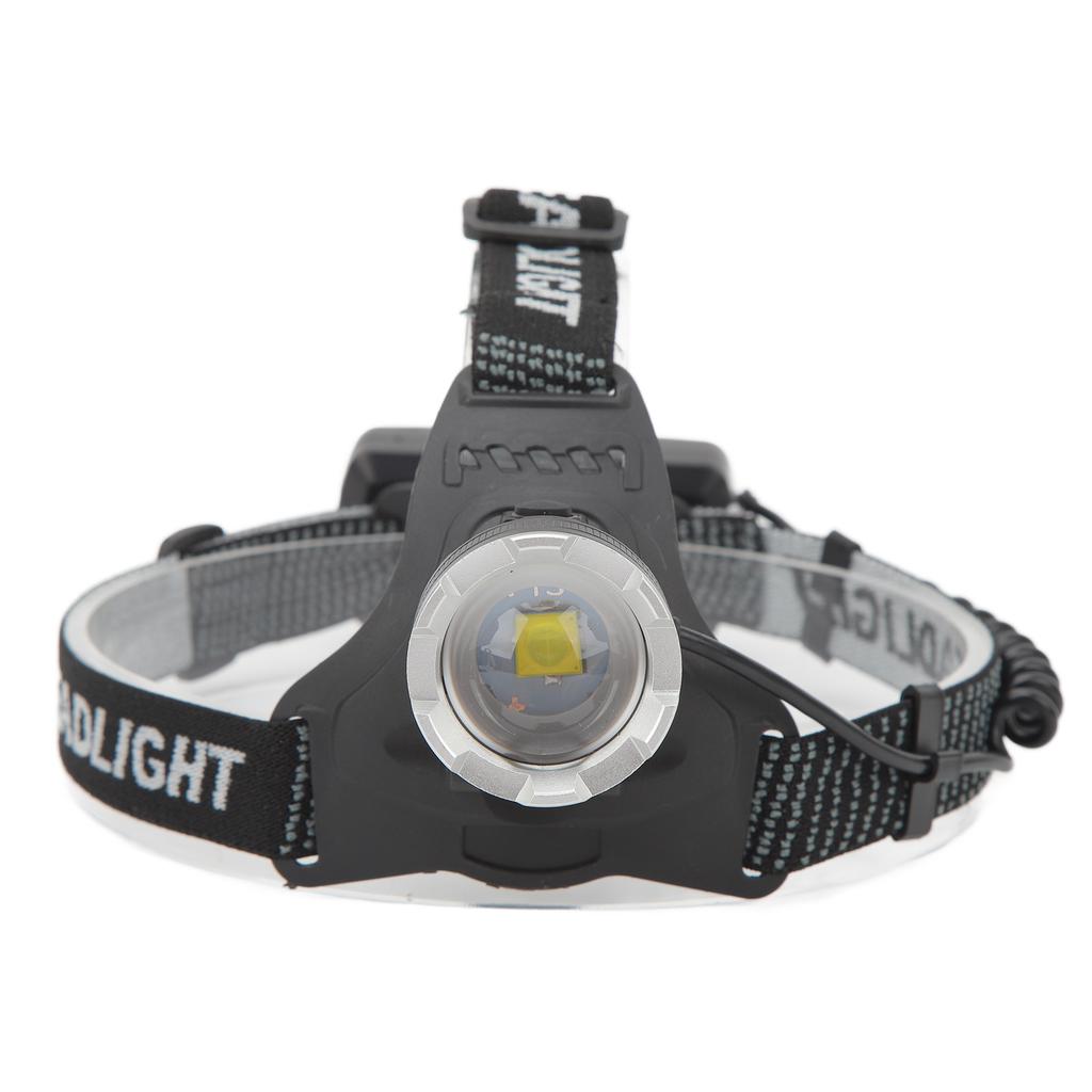 Wiederaufladbare Stirnlampe Hohe Helligkeit Einstellbarer Zoom Leicht Wasserdicht Stirnlampe für