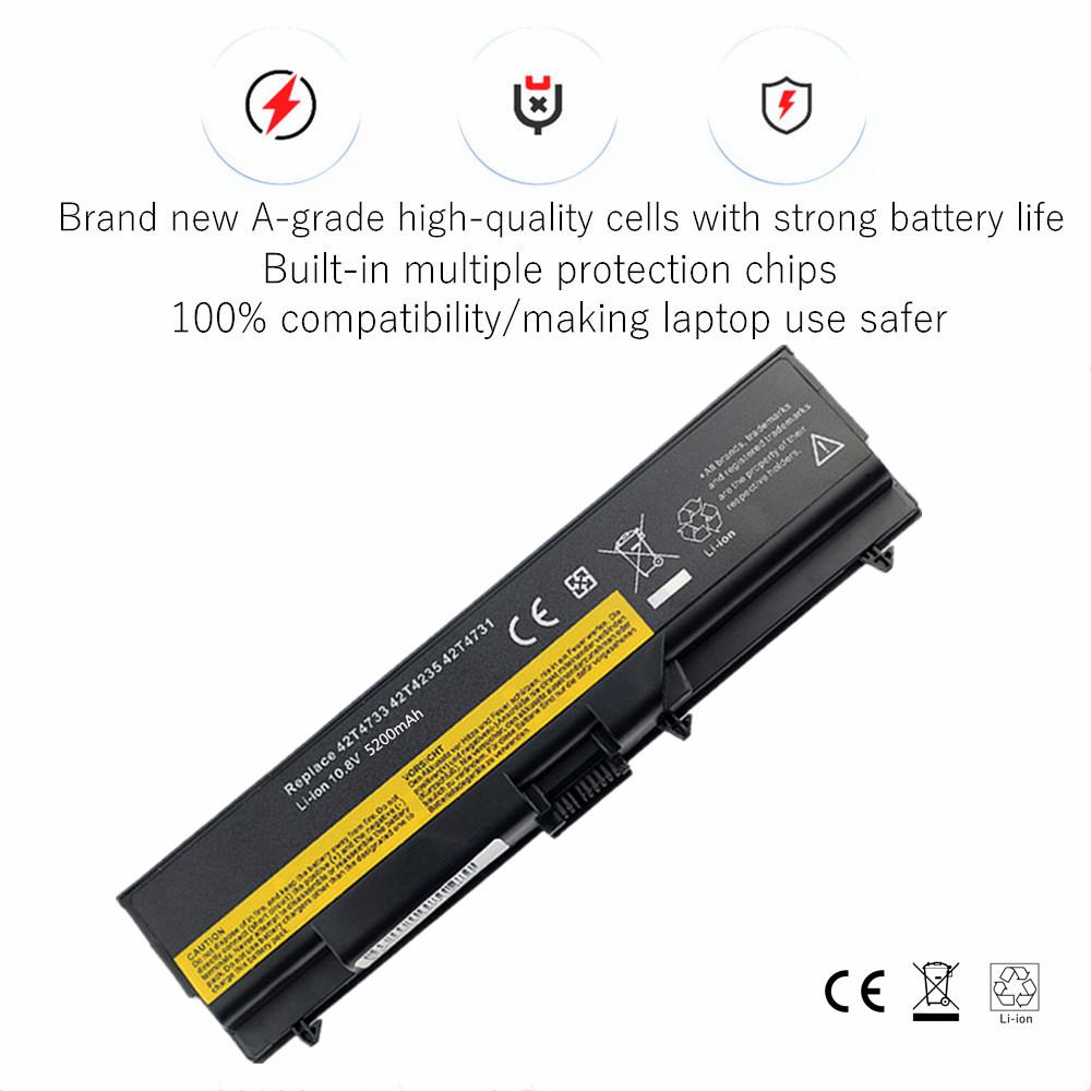 Dizüstü bilgisayar bataryası Lenovo ThinkPad E40 E50 L410 L412 L420 L421 L510 L512 L520 SL410 SL510 T410 T410i T420 T510 T510i T520 T520i için