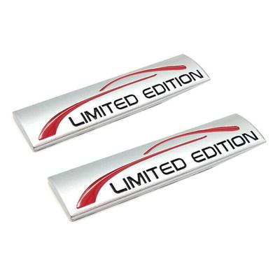 2x Limited Edition Chrom Emblem Badge Autoaufkleber Autoaufkleber 3D