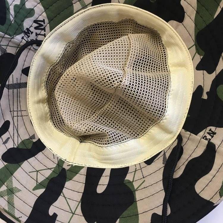 Student Hat Children's Sun Protection Outdoor Camouflage Hat Fishing Sun Protection Fisherman Hat Women's Hat