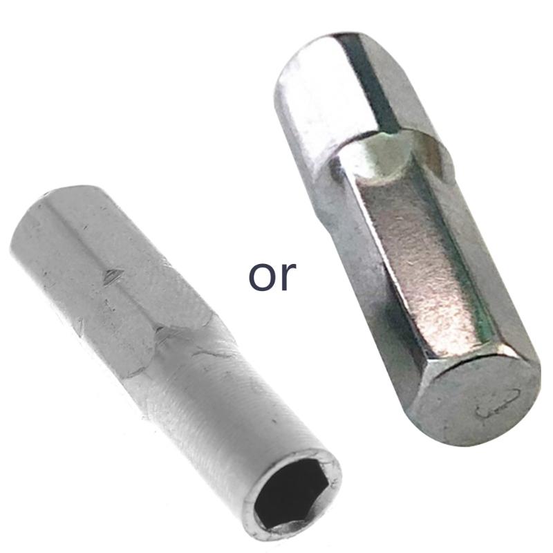 6.35mm 1/4" Insert Bit adapter to 4mm Bit Hexagonal Holders Screw Driver Bit Adapter Manual/Electric Screw Driver Bit Ad