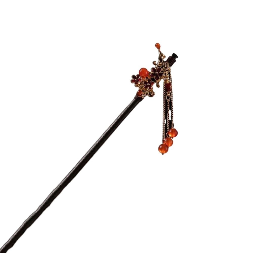 Imitation  For Women Hair Accessories Wooden Hair Fork Flower Hair Sticks Chinese Style Hairpin
