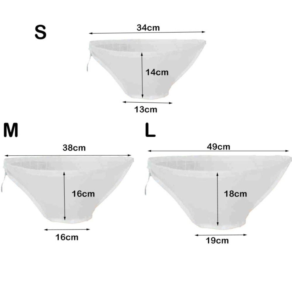 10Pcs Nylon Soy Milk Filter Bag Reusable Strainer Bags Yogurt Filter Net Mesh Filter Bag Vegetables