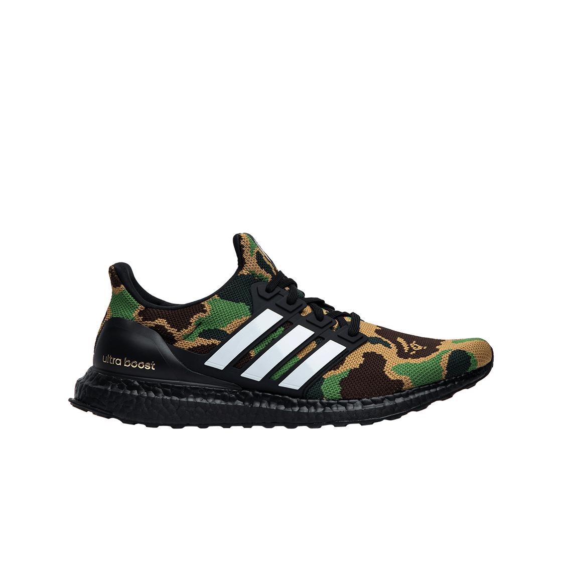 

Мужские кроссовки Adidas x BAPE Ultraboost 4 0 Green Camo F35097