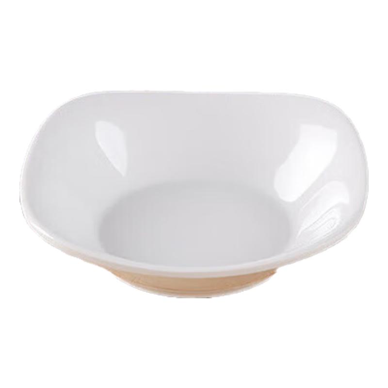 Huihuang White Melamine 4-inch Square Dipping Dishes (2-Pack)