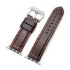 Vintage Watchbands 44mm 40mm 42mm 44mm Handmade Watch Strap Coffee Blue Red Green Replacement Watchwrist Belt Bracelet Accessory