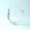 CASIO Customized watch modified series frost pink screen frost dot Quartz resin strap same style for men and women F-91WS-4DF(GaiZhuang-ShuangFen)