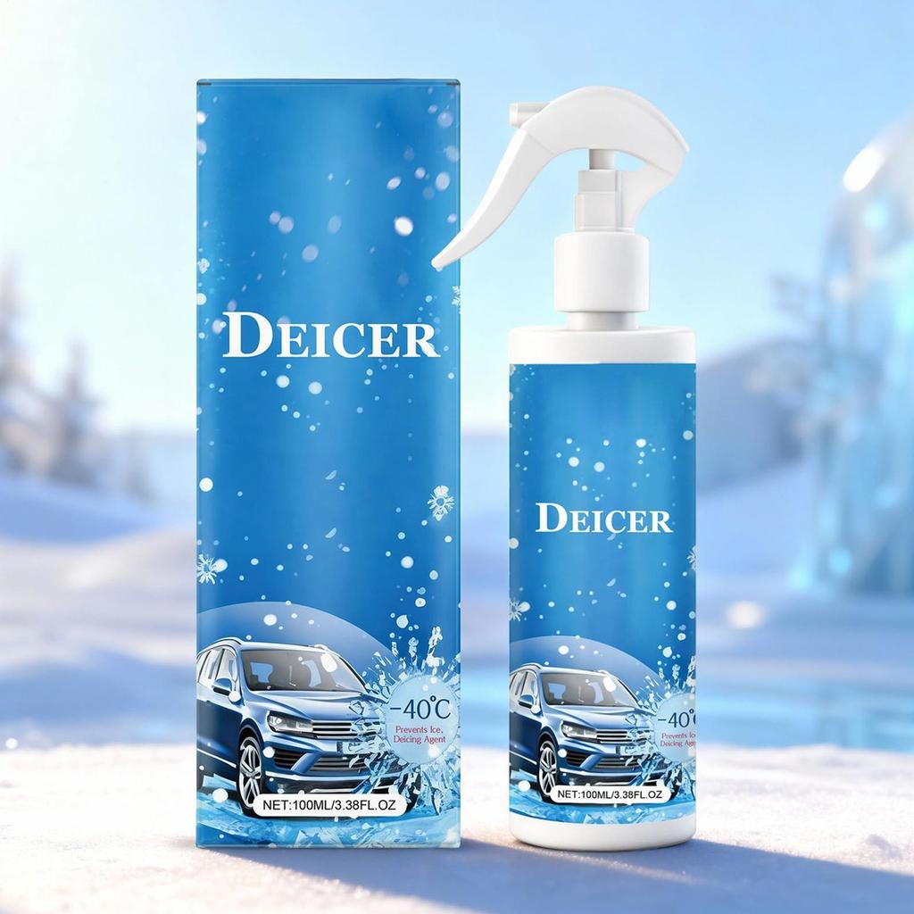 Deicer Spray 100ml Quick Long-Lasting Auto Accessories Car Windshield Defroster For Winter Truck SUV Roof Cleaning Frost Home