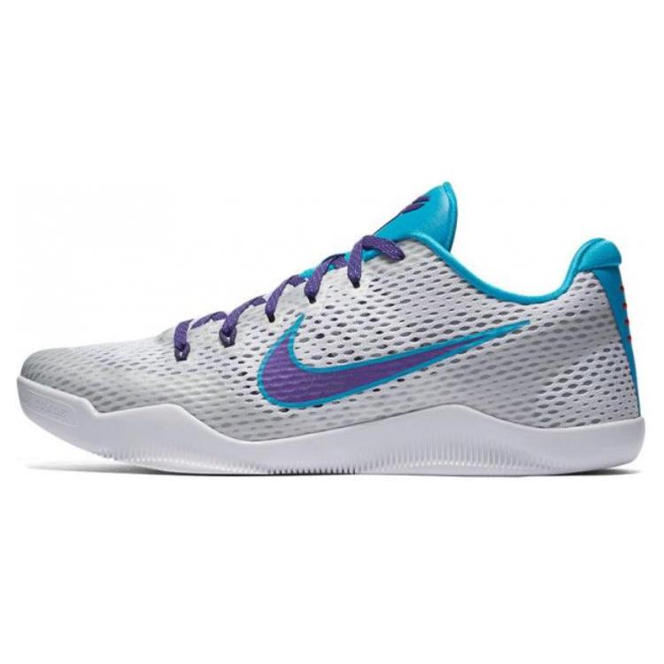 

Nike Kobe 11 Low Draft Day White Blue Purple 863183-154 43