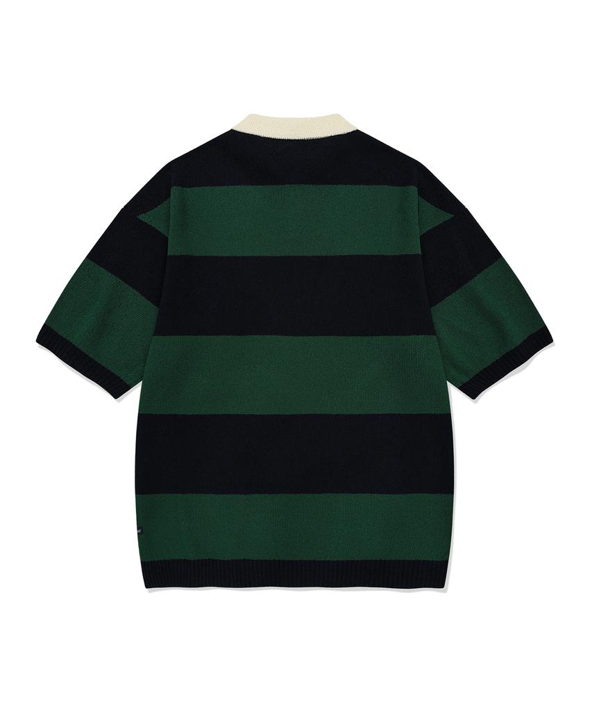 COVERNAT Rugby Half Knit Green
