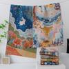 34x74cm Pure Cotton Face Towels Cartoon Bath Towel Cute Large Hand Towel  for Kids Children