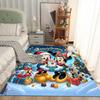 1 Stück Mickey Maus Minnie Muster Teppich Läufer, Schlafzimmer und Spielzimmer Langlebig, Fleckenresistent und Leicht zu Reinigen, Wohnzimmer