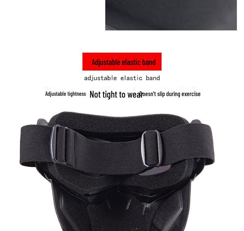 Retro Harley Windproof Motorcycle Goggles: Off-Road Riding One-Piece Mask Glasses